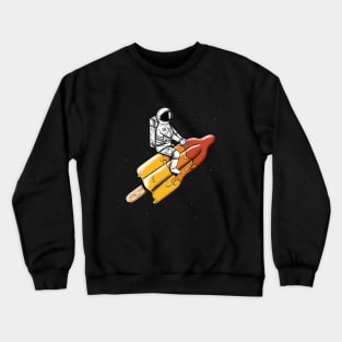 astronaut rocket Crewneck Sweatshirt